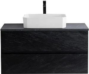 Тумба-умывальник подвесная Cezares Molveno 46 80 Nero MOLVENO 46-80-2C-SO-NR+ Тумба-умывальник подвесная Cezares Molveno 46 80 Nero MOLVENO 46-80-2C-SO-NR+, 1