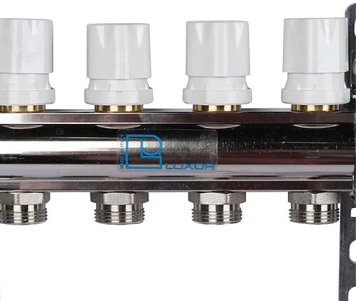 Группа коллекторная без расходомеров 6 отводов 1&quot;в/в x ¾&quot;ек Luxor CD 468M/6 15552706MN