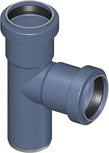 Тройник внутренний бесшумный D=75x75мм Угол 87,5° Poloplast POLO-KAL NG P2223, 1