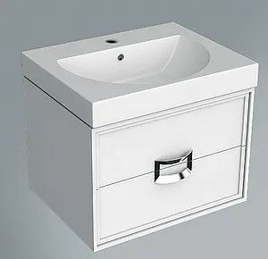 Тумба-умывальник подвесная Kerama Marazzi Canaletto 60 белый CN.60\M+BG.wb.60 Тумба-умывальник подвесная Kerama Marazzi Canaletto 60 белый CN.60\M+BG.wb.60, 3