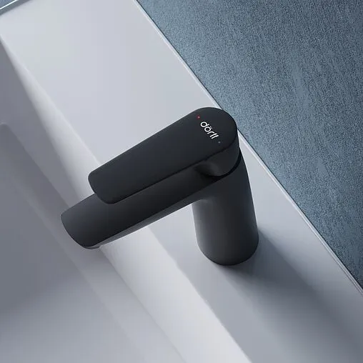 Смеситель для раковины Dorff Prime New чёрный матовый D40102122 Смеситель для раковины Dorff Prime New чёрный матовый D40102122