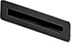 Накладка на перелив Abber черный матовый AB0005