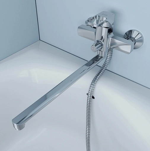 Смеситель для ванны с длинным изливом IDDIS Bild хром BILSB00i10WA Смеситель для ванны с длинным изливом IDDIS Bild хром BILSB00i10WA