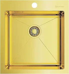 Мойка кухонная Omoikiri Akisame 46-LG светлое золото 4973081 Мойка кухонная Omoikiri Akisame 46-LG светлое золото 4973081, 1