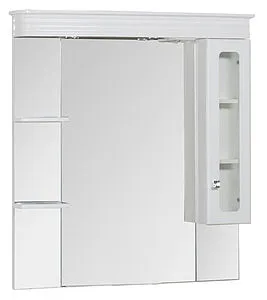 Шкаф-зеркало Aquanet Греция new белый 110 171544, 1
