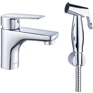 Смеситель для раковины с гигиеническим душем Swedbe Mars хром 1760 Смеситель для раковины с гигиеническим душем Swedbe Mars хром 1760, 4