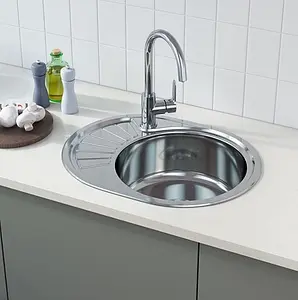 Мойка кухонная IDDIS Suno 77 R хром SUN77PRi77K Мойка кухонная IDDIS Suno 77 R хром SUN77PRi77K, 3