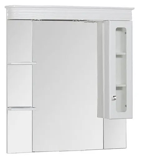 Шкаф-зеркало Aquanet Греция new белый 110 171544