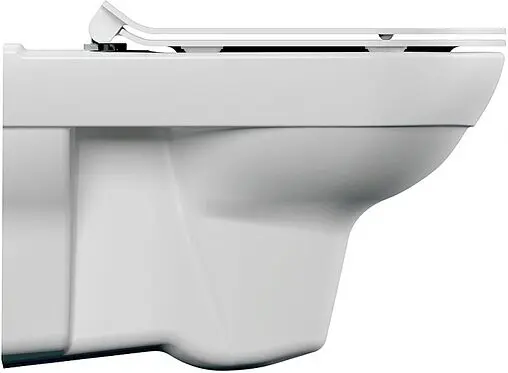 Комплект 6 в 1 Cersanit City CO DPL EO slim 64277 с кнопкой Estetica 64111 белый с рамкой хром