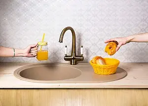 Мойка кухонная Omoikiri Manmaru 78-BL черный 4993362, 3