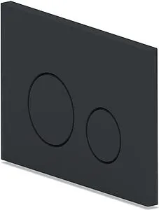 Клавиша смыва для унитаза Bas ИУ00004 черный матовый, 1