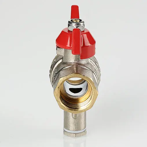 Кран шаровый для подключения датчика температуры ½&quot;в x ½&quot;в Valtec VT.247.N.04