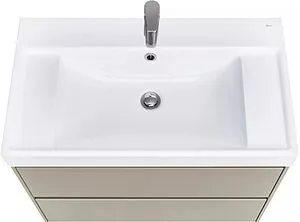 Тумба под умывальник подвесная Roca Ona 80 бежево-серый матовый A857630510 Тумба под умывальник подвесная Roca Ona 80 бежево-серый матовый A857630510, 3