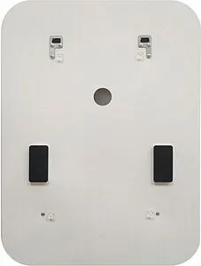 Зеркало с подсветкой Continent Glamour Led 70x90 с музыкальным блоком, с подогревом белый ЗЛП451, 3