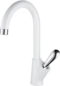 Смеситель для кухни D&K Venice Baciano белый/хром DA1032456, 1