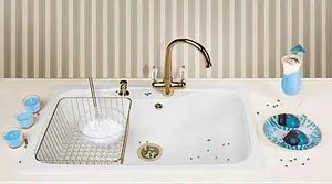 Мойка кухонная Omoikiri Maru 86-WH белый 4993165, 4