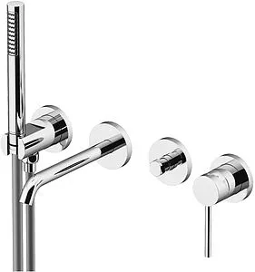 Смеситель для ванны скрытого монтажа Gattoni Circle Two хром 9105/91C0 Смеситель для ванны скрытого монтажа Gattoni Circle Two хром 9105/91C0, 1