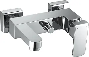 Смеситель для ванны Aquanet Cubic хром SD90441 Смеситель для ванны Aquanet Cubic хром SD90441, 1