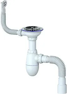 Сифон бутылочный для мойки с переливом Unicorn В426 Сифон бутылочный для мойки с переливом Unicorn В426, 1