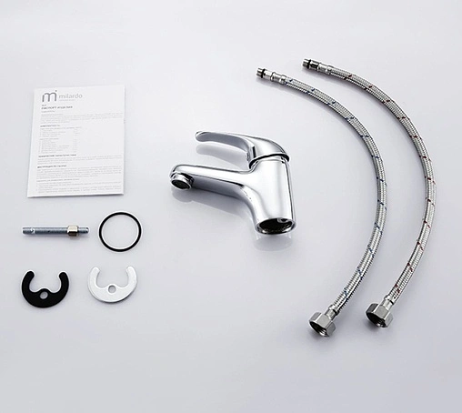 Смеситель для раковины Milardo Davis хром DA16204CMI Смеситель для раковины Milardo Davis хром DA16204CMI