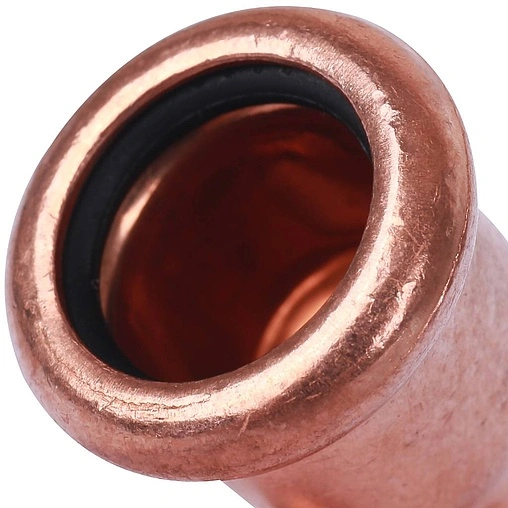 Отвод пресс двухраструбный 15мм угол 45° Sanha 6041 1604115