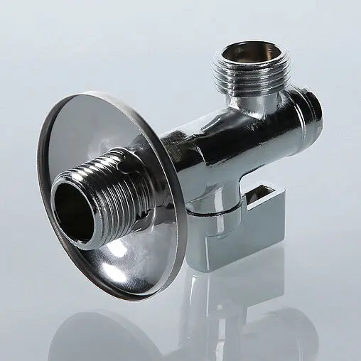 Кран шаровый угловой с фильтром ½&quot;н x ½&quot;н хром Valtec VT.282.N.0404