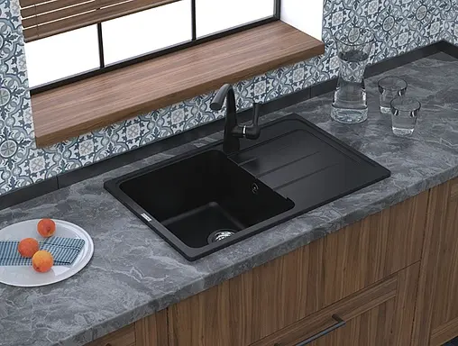 Мойка кухонная Ewigstein Elegant E-R50F черный