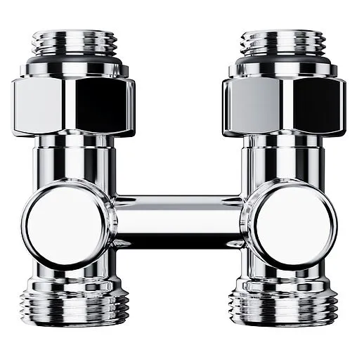 Узел нижнего подключения радиатора прямой ¾"ек x ¾"ек (½"н) Royal Thermo Design хром RANDP11234CH Узел нижнего подключения радиатора прямой ¾"ек x ¾"ек (½"н) Royal Thermo Design хром RANDP11234CH