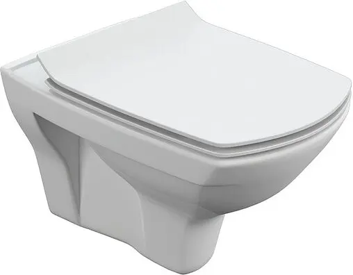 Комплект 6 в 1 Cersanit City CO DPL EO slim 64440 с кнопкой Blick хром матовый