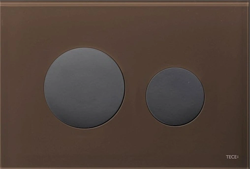 Клавиша смыва для унитаза TECEloop Modular кнопки/черный глянцевый, стекло на выбор