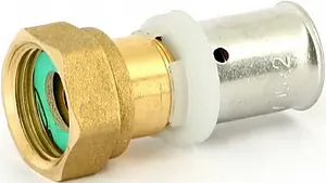 Муфта пресс с накидной гайкой 26мм x 1"нг Uni-fitt 714G8400 Муфта пресс с накидной гайкой 26мм x 1"нг Uni-fitt 714G8400, 1