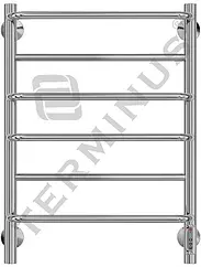 Полотенцесушитель электрический лесенка Terminus Евромикс П6 650х482 полированная сталь 4660059580173
