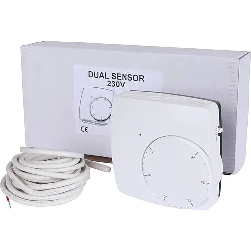 Проводной комнатный терморегулятор НО/НЗ 230В WATTS WFHT-Dual белый 10021102