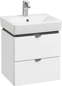 Тумба-умывальник подвесная Aquaton Скай PRO 50 белый глянец 1A2380K1SY010 Тумба-умывальник подвесная Aquaton Скай PRO 50 белый глянец 1A2380K1SY010, 1