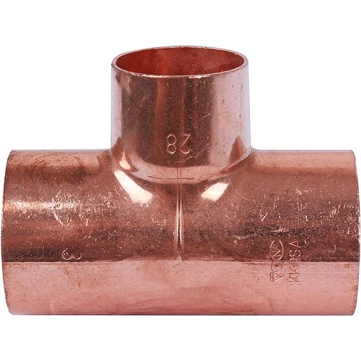 Тройник пайка редукционный 42мм x 28мм x 28мм Sanha 5130 15130422828