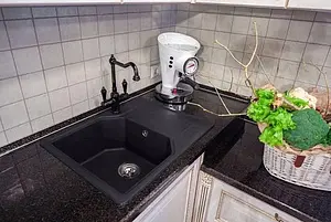 Мойка кухонная Omoikiri Yonaka 65-BL черный 4993348, 3