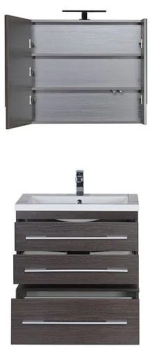 Шкаф-зеркало Aquanet Нота 75 L венге 00159109