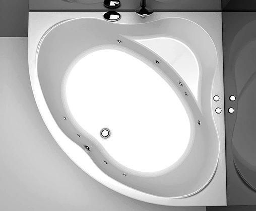 Ванна акриловая Aquanet Palau 140x140 00204021