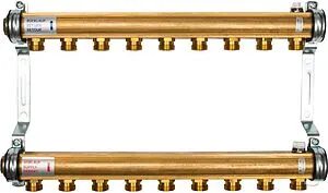 Группа коллекторная распределительная 9 отводов 1"в/в x ¾"ек Watts HKV/A 10004552 Группа коллекторная распределительная 9 отводов 1"в/в x ¾"ек Watts HKV/A 10004552, 1