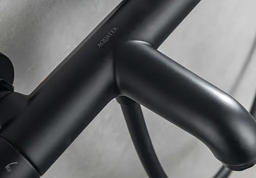 Термостат для ванны Aquatek Вега чёрный матовый AQ1043MB Термостат для ванны Aquatek Вега чёрный матовый AQ1043MB