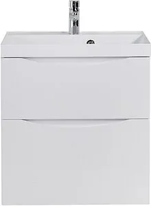 Тумба-умывальник подвесная BelBagno MARINO-H60 70 Bianco Lucido MARINO-H60-700-2C-SO-BL-P+BB700/450-LV-MR-AST, 1