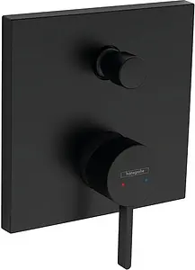 Смеситель для ванны скрытого монтажа Hansgrohe Finoris чёрный матовый 76415670 Смеситель для ванны скрытого монтажа Hansgrohe Finoris чёрный матовый 76415670, 1