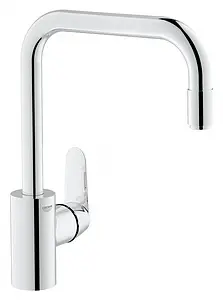 Смеситель для кухни с выдвижным изливом Grohe Eurodisc Cosmopolitan хром 31122002 Смеситель для кухни с выдвижным изливом Grohe Eurodisc Cosmopolitan хром 31122002, 1