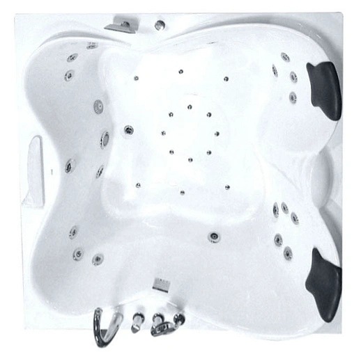 Ванна акриловая с гидромассажем Gemy 187x187 R G9089 O R Ванна акриловая с гидромассажем Gemy 187x187 R G9089 O R