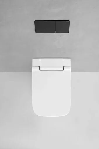 Унитаз подвесной безободковый Kerama Marazzi Plaza Modern Tornado белый PLV.wc.02\WHT