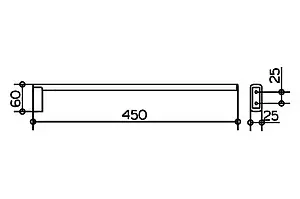 Полотенцедержатель Keuco Edition 400 хром 11520010000 Полотенцедержатель Keuco Edition 400 хром 11520010000, 4
