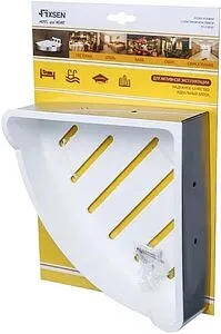 Полка Fixsen Hotel хром/белый FX-31003D, 3