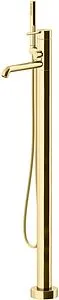 Смеситель для ванны напольный Gattoni Circle Two золото 9108/91SG Смеситель для ванны напольный Gattoni Circle Two золото 9108/91SG, 1