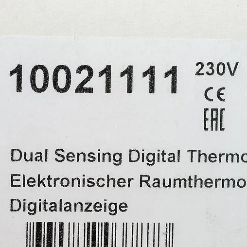 Проводной комнатный терморегулятор НО/НЗ 230В WATTS WFHT-LCD белый 10021111