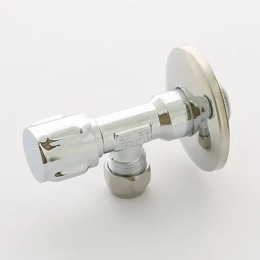 Вентиль регулирующий угловой ½"н x ⅜"н x 10ц хром Uni-fitt 186M2500